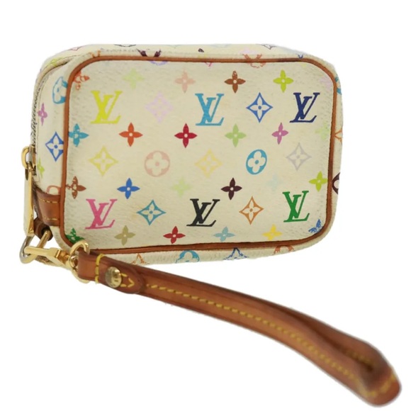 LOUIS VUITTON TAKASHI MURAKAMI MULTICOLOR MINI POUCH🔥🔥🔥🔥 - Picture 3 of 10